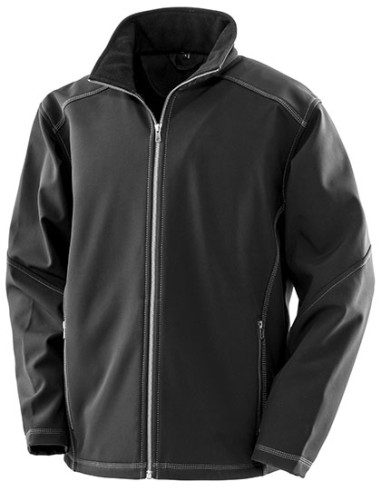 R-R455M-Mens Treble Stitch Softshell Jacket